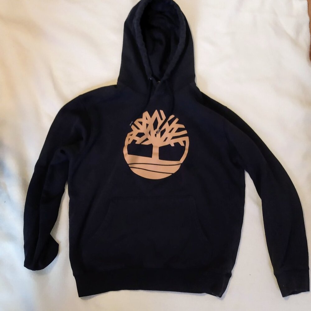 Men's Timberland Size M Regular Fit Black Hoodie